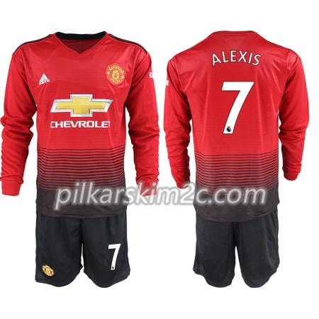 Koszulka Manchester United ALEXIS 7 Dziecięca Główna 2018-2019 - Koszulki Piłkarskie(L/S)